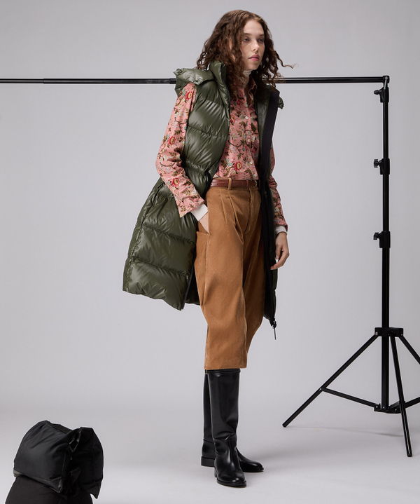 Long vest with drawstring - Peuterey