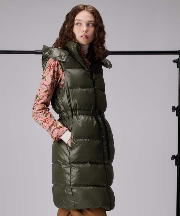Long vest with drawstring - Peuterey