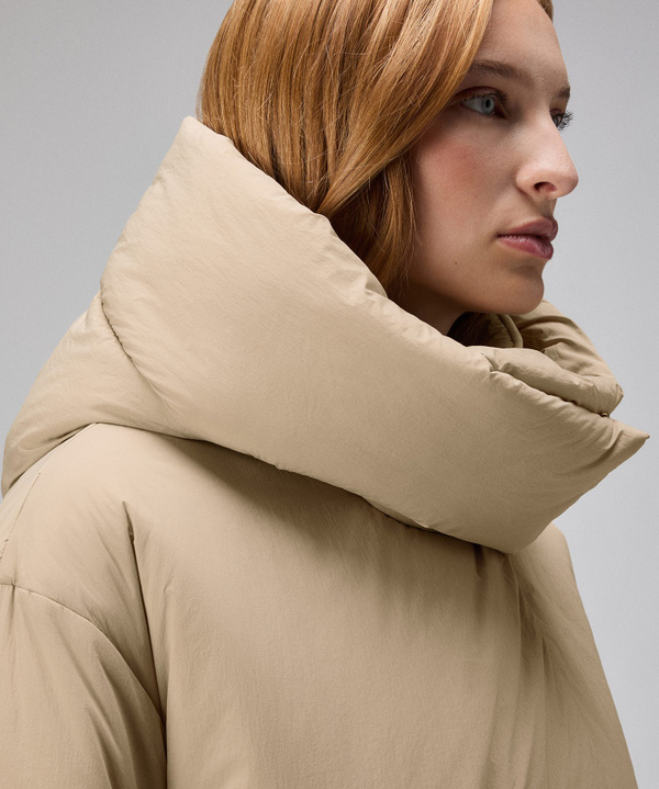 Cloud-effect down jacket with belt - Peuterey