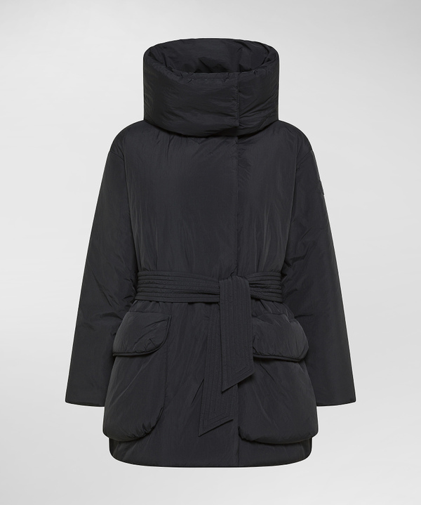 Cloud-effect down jacket with belt - Peuterey