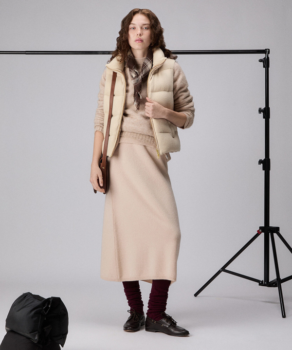 Worsted wool padded vest - Peuterey