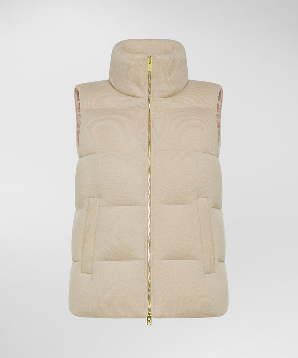 Gilet imbottito in lana pettinata - Peuterey