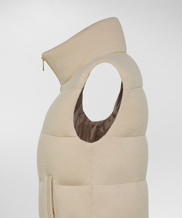 Gilet imbottito in lana pettinata - Peuterey