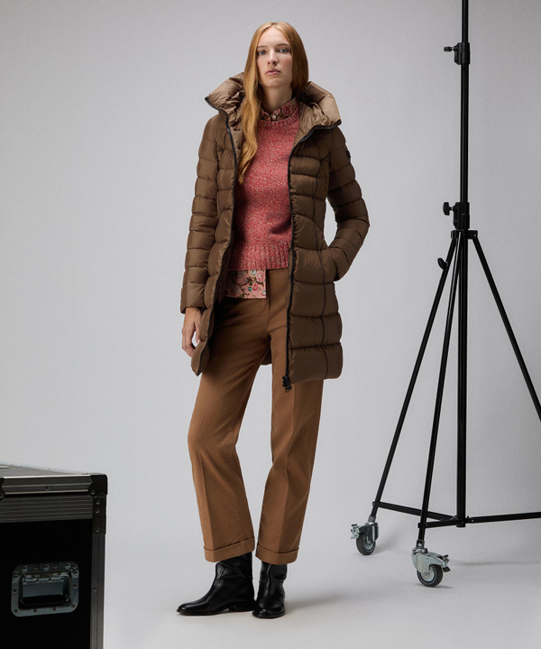 Recycled polyester long down jacket - Peuterey