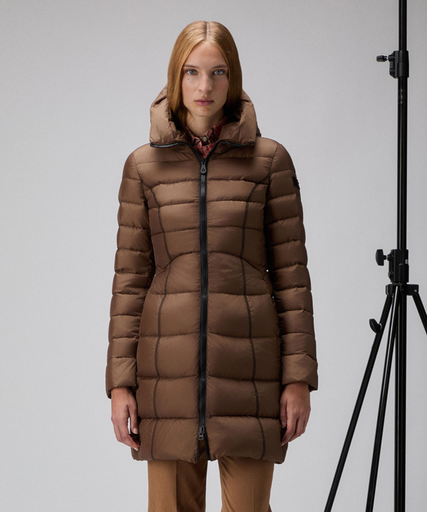 Recycled polyester long down jacket - Peuterey