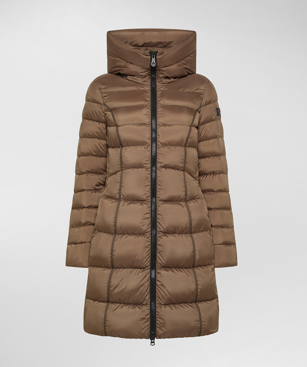 Lange Daunenjacke aus wiederverwertetem Polyester - Peuterey