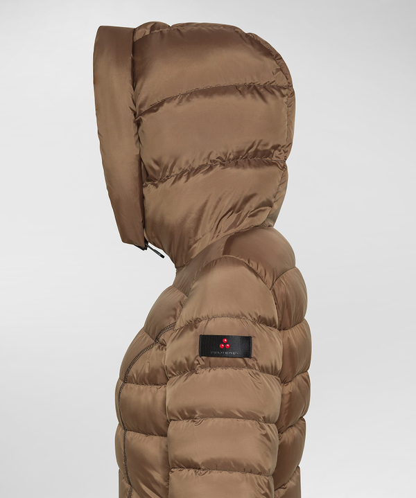 Lange Daunenjacke aus wiederverwertetem Polyester - Peuterey