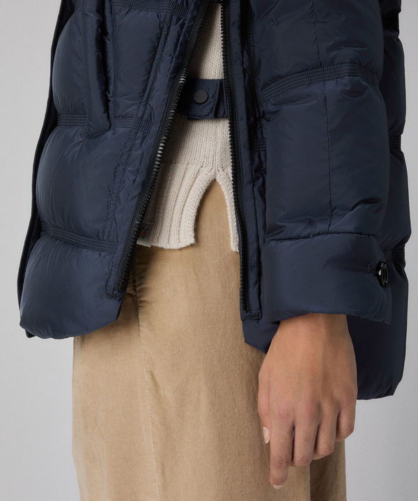Puffer jacket with fur trim - Peuterey