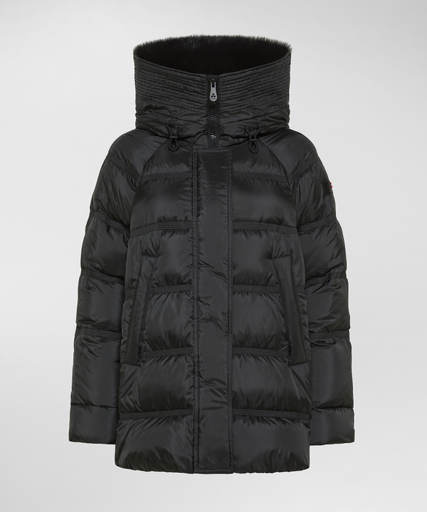 Puffer jacket con bordo in pelliccia - Peuterey
