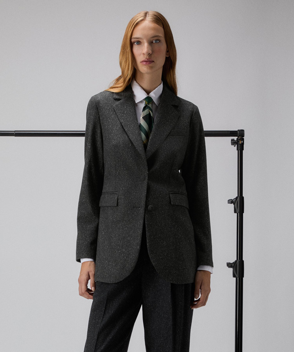 Wool twill blazer - Peuterey