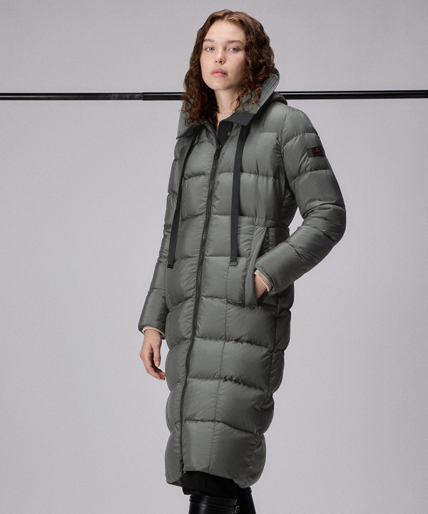 Recycled polyester long down jacket - Peuterey