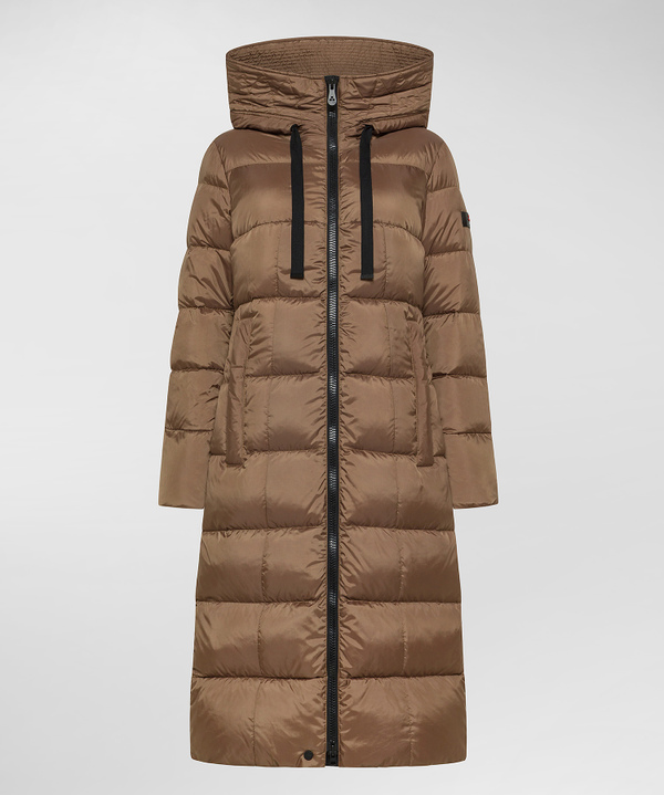 Lange Daunenjacke aus wiederverwertetem Polyester - Peuterey