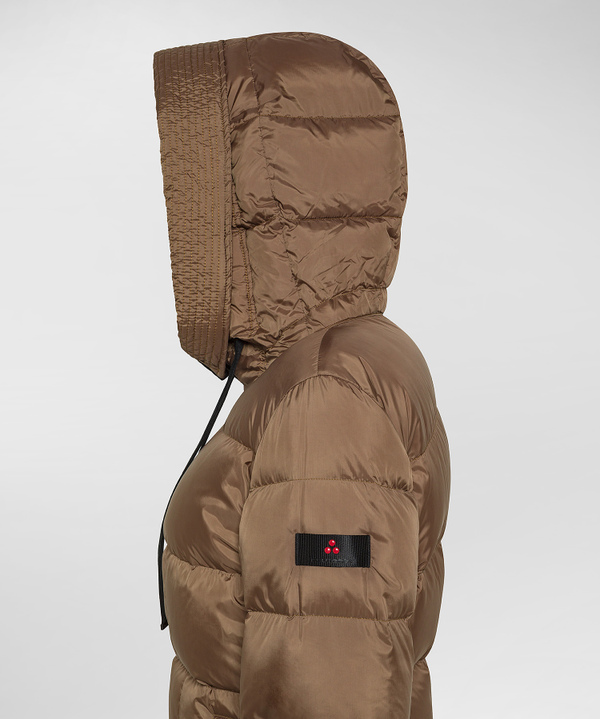 Lange Daunenjacke aus wiederverwertetem Polyester - Peuterey