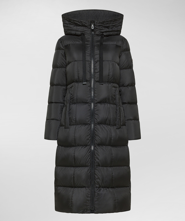 Lange Daunenjacke aus wiederverwertetem Polyester - Peuterey