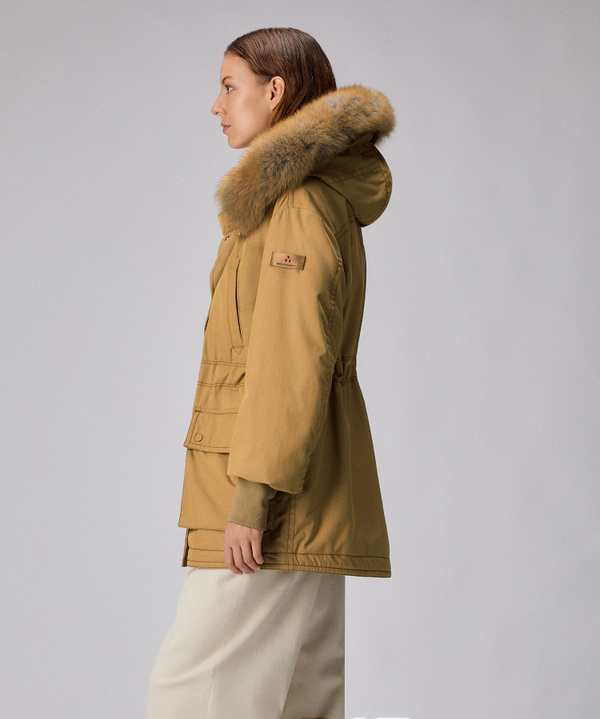 Parka with fur-trimmed hood - Peuterey