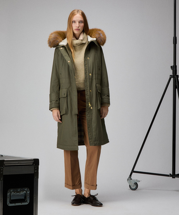 Maxi parka with fox fur - Peuterey