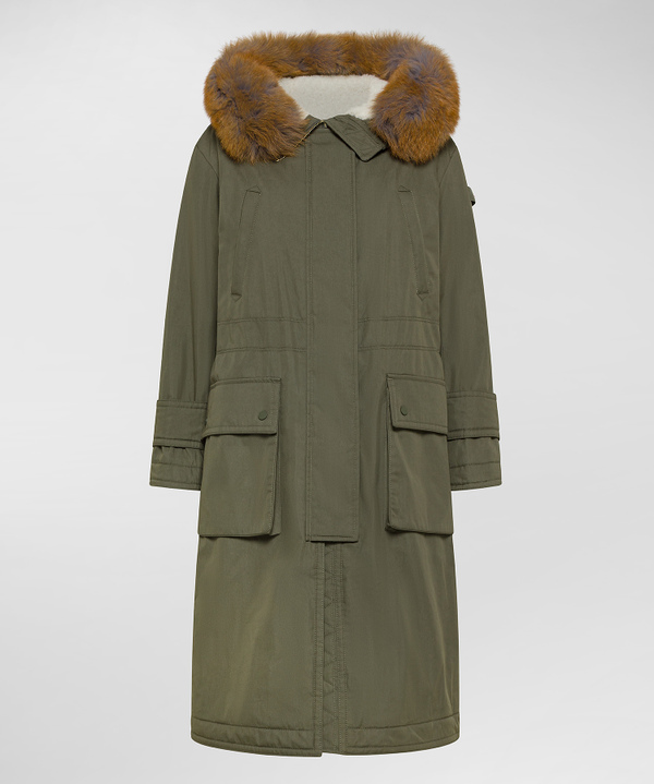 Maxi-Parka mit Fuchspelz - Peuterey