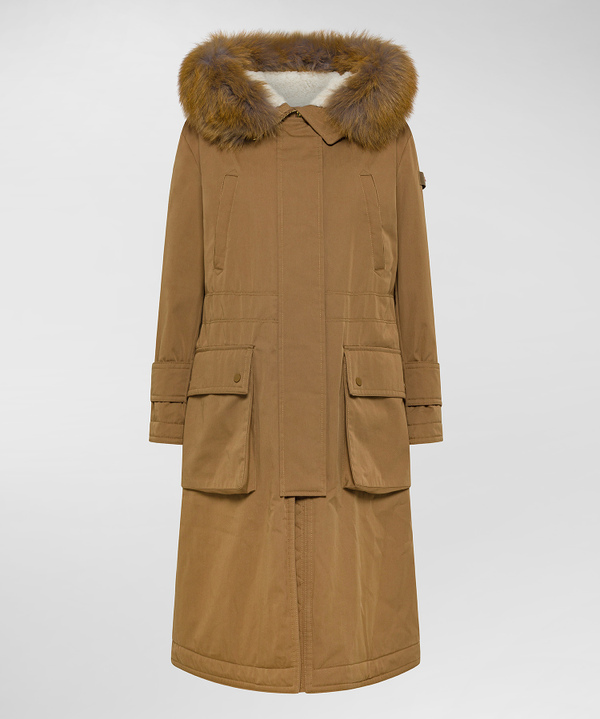 Maxi parka con pelliccia di volpe - Peuterey