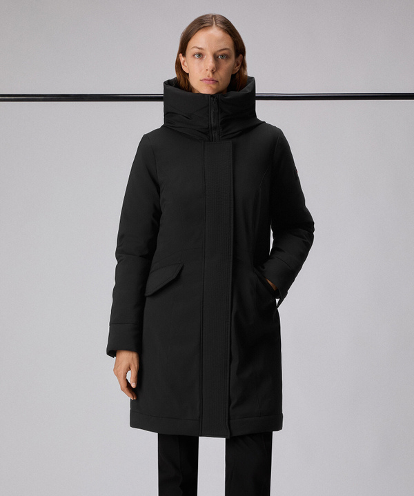 Smooth slim-fit windproof coat - Peuterey