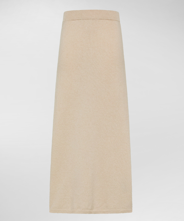 Long carded wool skirt - Peuterey