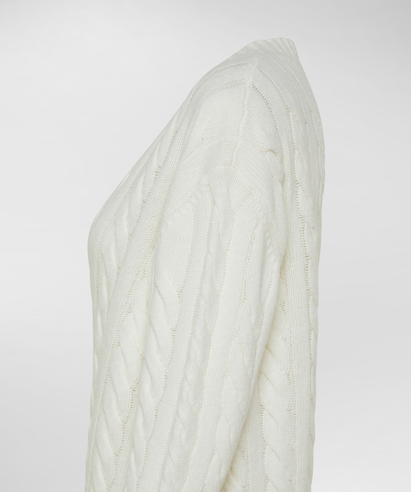 Carded wool V-neck sweater - Peuterey