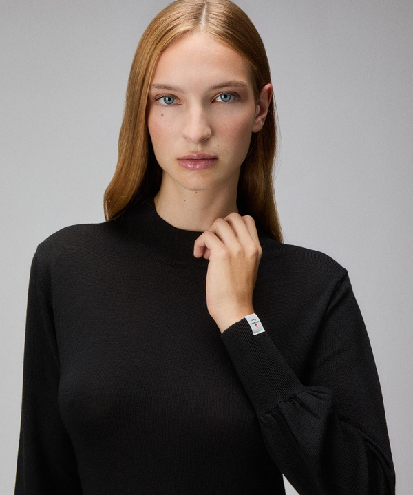 Longuette-Kleid aus gekämmter Wolle - Peuterey