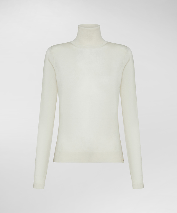 Rollkragenpullover aus reiner Schurwolle - Peuterey