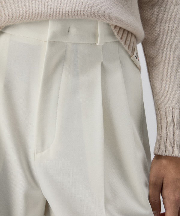 Wool blend tailored trousers - Peuterey