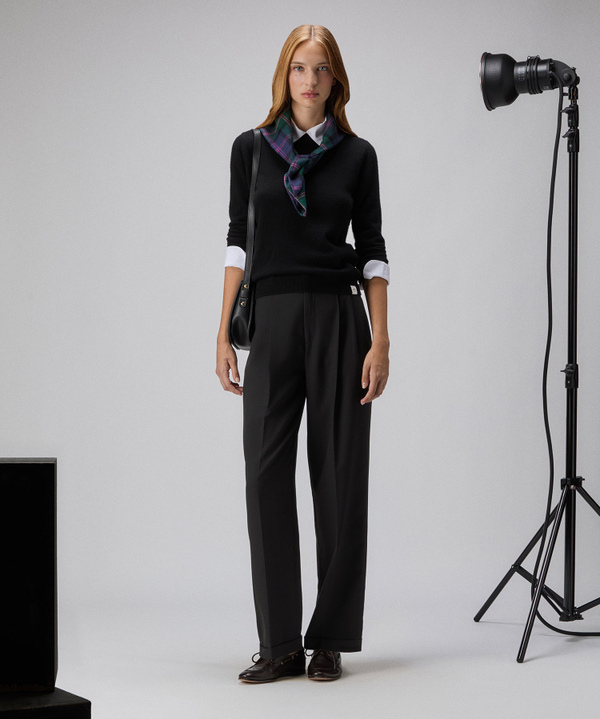 Wool blend tailored trousers - Peuterey