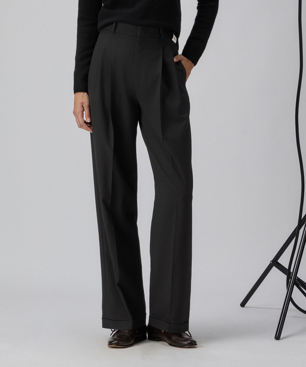 Wool blend tailored trousers - Peuterey