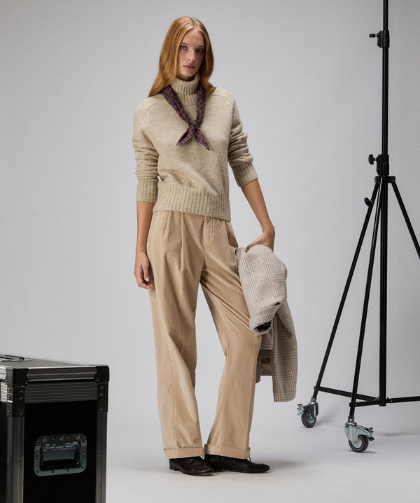 Alpaca-blend high-collar sweater - Peuterey