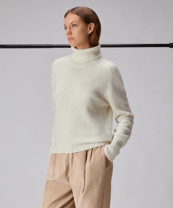 Alpaca-blend high-collar sweater - Peuterey