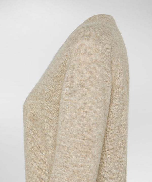 Pullover con scollo a V in misto alpaca - Peuterey