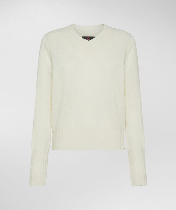 Pullover con scollo a V in misto alpaca - Peuterey