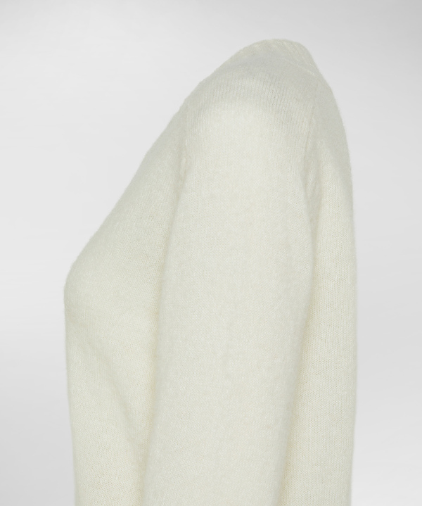 Pullover con scollo a V in misto alpaca - Peuterey