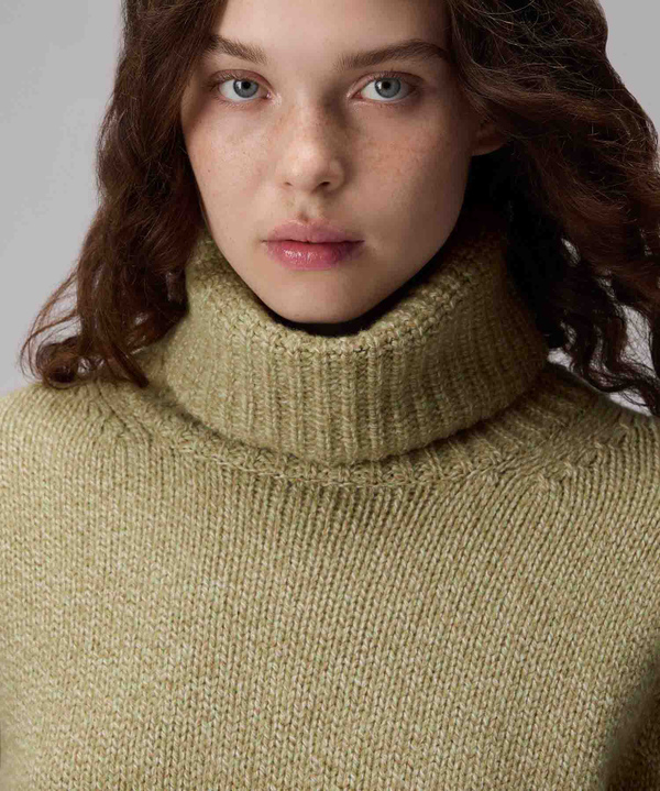 Cashmere blend stranded sweater - Peuterey