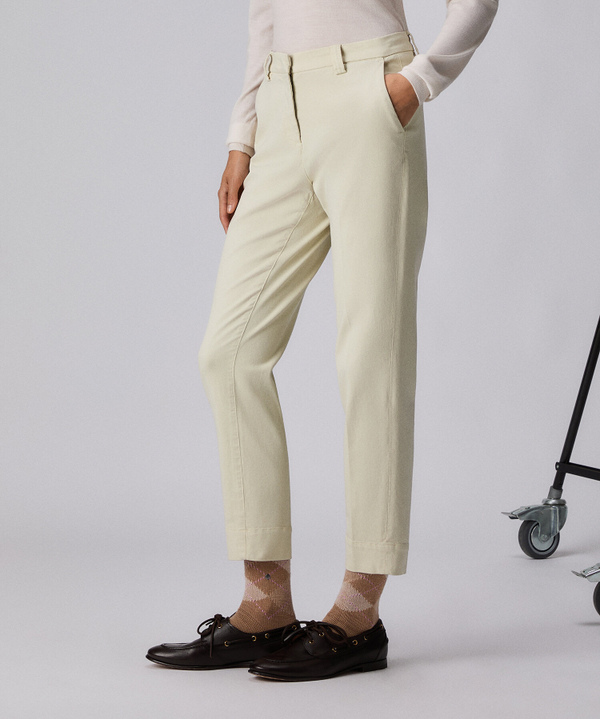 Cotton gabardine trousers - Peuterey