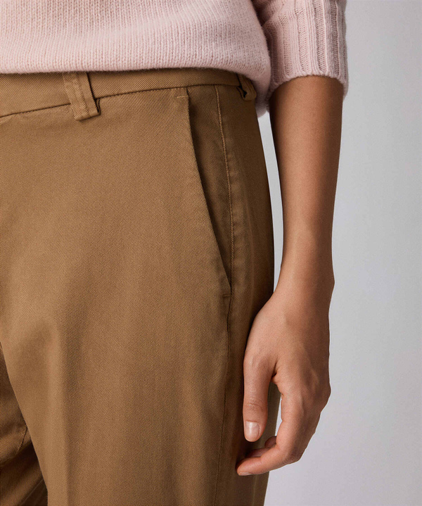 Stretch gabardine trousers - Peuterey