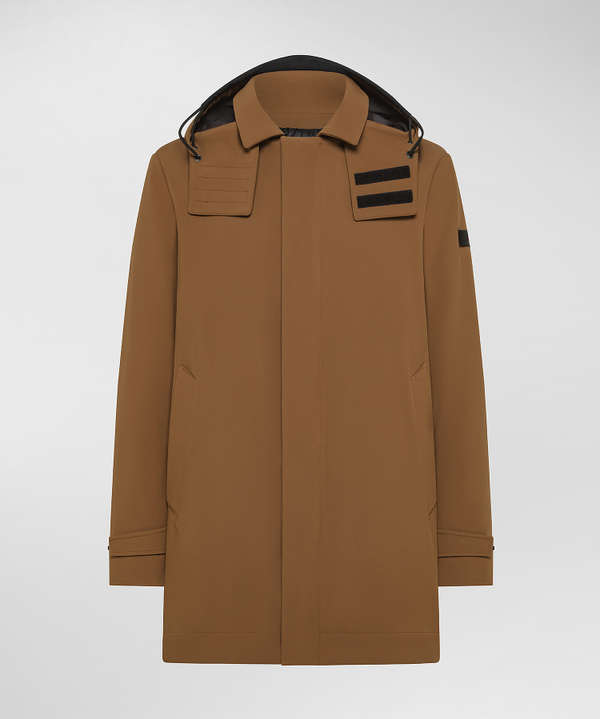 TRENCHCOAT AUS TECHNISCHEM GEWEBE REGENABWEISEND UND WINDDICHT - Peuterey
