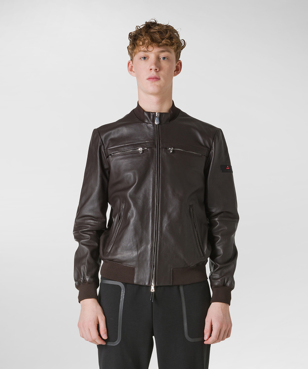 Leather biker jacket - Peuterey