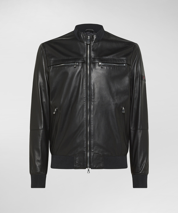 Bikerjacke aus Leder - Peuterey