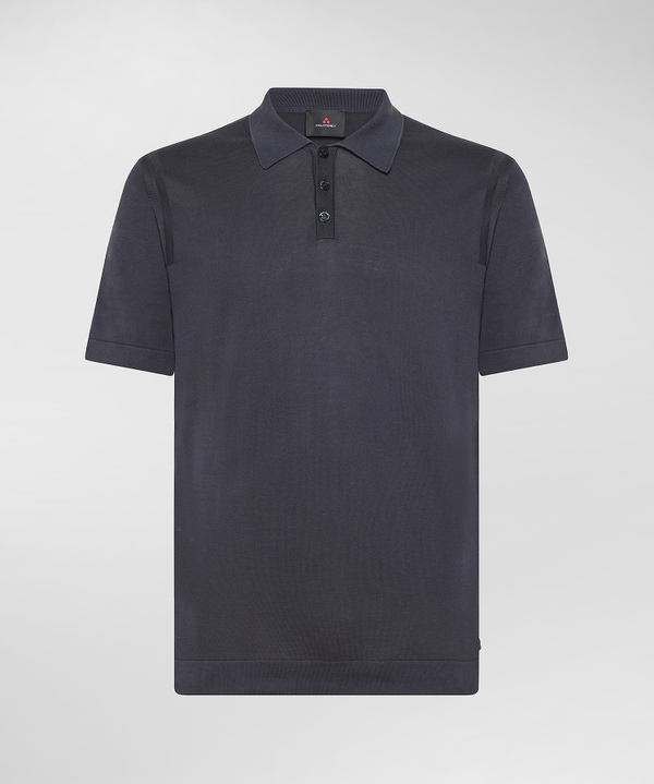 Fine knitted cotton polo - Peuterey