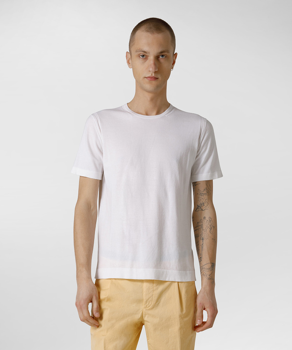 T-shirt in tricot di puro cotone - Peuterey