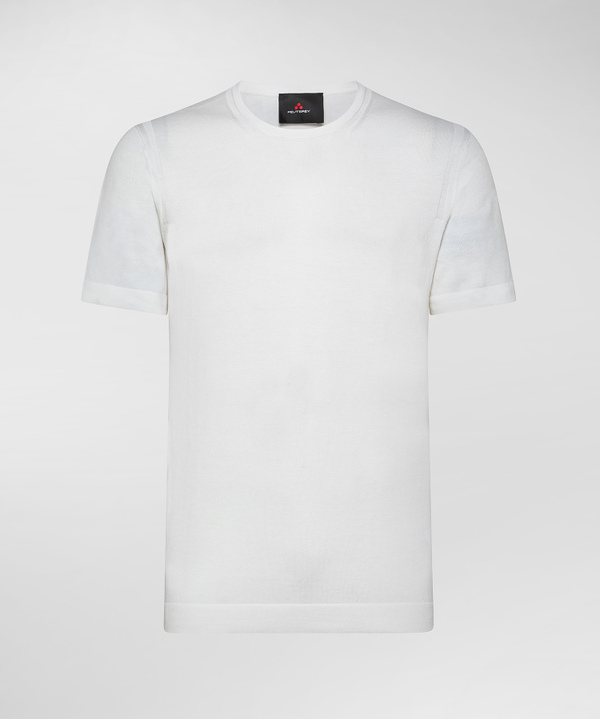 T-shirt in tricot di puro cotone - Peuterey