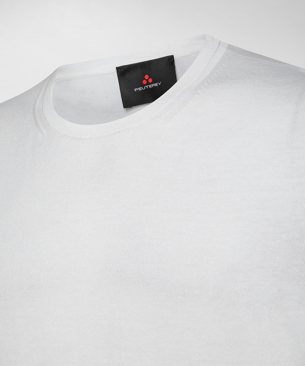 T-shirt in tricot di puro cotone - Peuterey