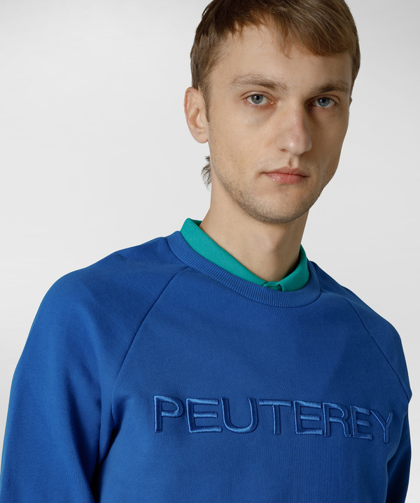 Sweatshirt mit Schriftzug auf der Vorderseite - Peuterey