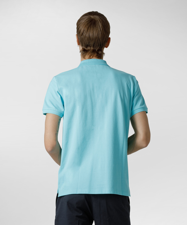 Shiny cotton pique polo shirt - Peuterey