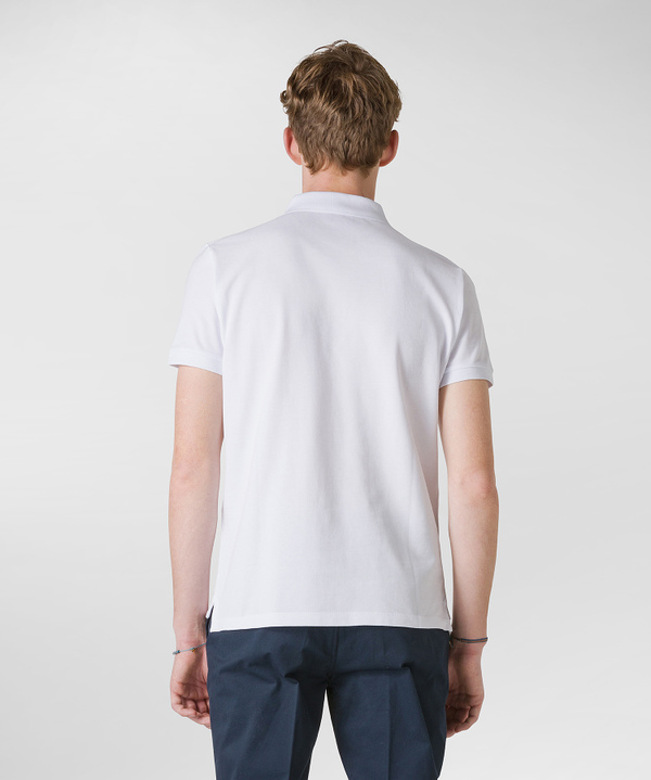 Shiny cotton pique polo shirt - Peuterey