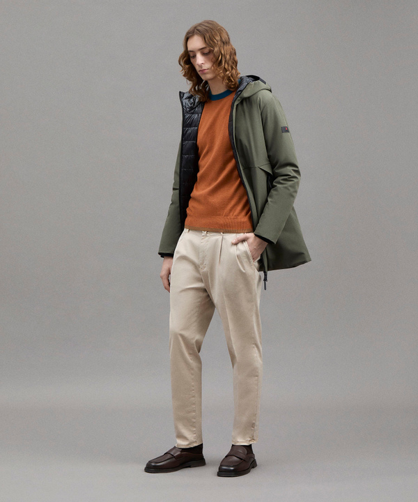 Minimal, sophisticated, smooth trench coat in Primaloft - Peuterey