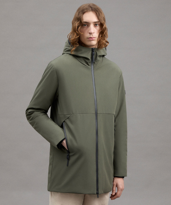 Minimal, sophisticated, smooth trench coat in Primaloft - Peuterey